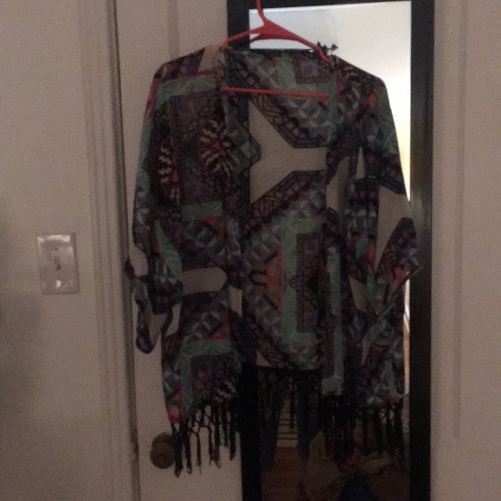 Tassel Shear Kimono